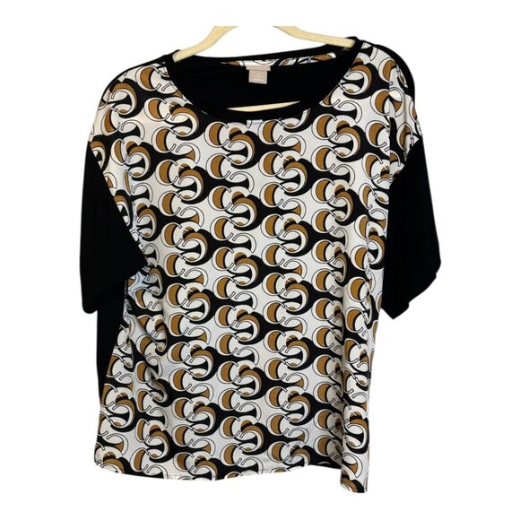 Chico's Blouse Women's Size Large Abstract Chicos 2 - Picture 1 of 4